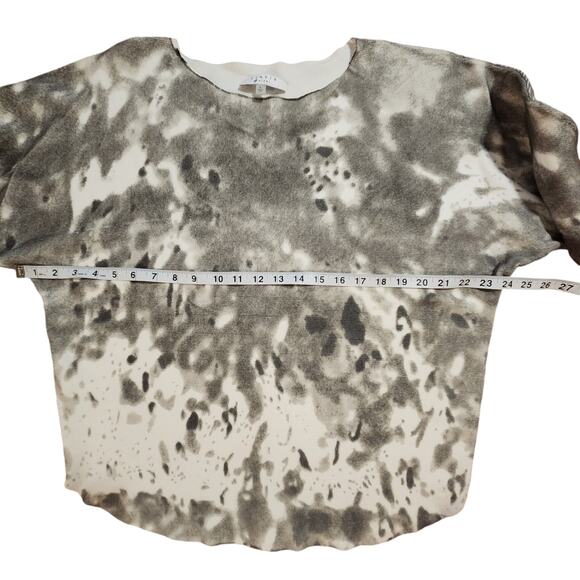 Liquid by Sioni Pullover Marbled Sweater Round Neck, 3/4 sleeves, size Large - Picture 7 of 8